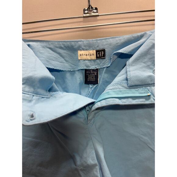 GAP Womens Shorts Size 0 - Light Blue Cotton Blend - Picture 5 of 8